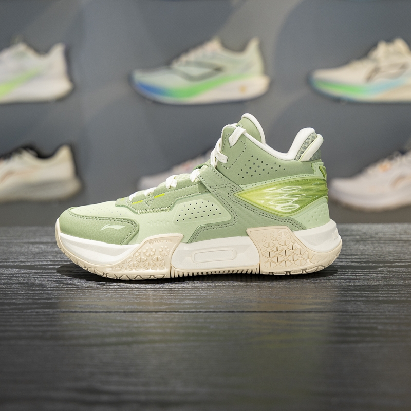 李宁儿童篮球鞋男大童2025冬季新款驰骋V2减震回弹运动鞋YKBV084