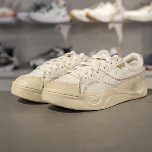 李宁轻帆帆布鞋男女同款2025新款情侣时尚低帮经典休闲鞋AGCV065