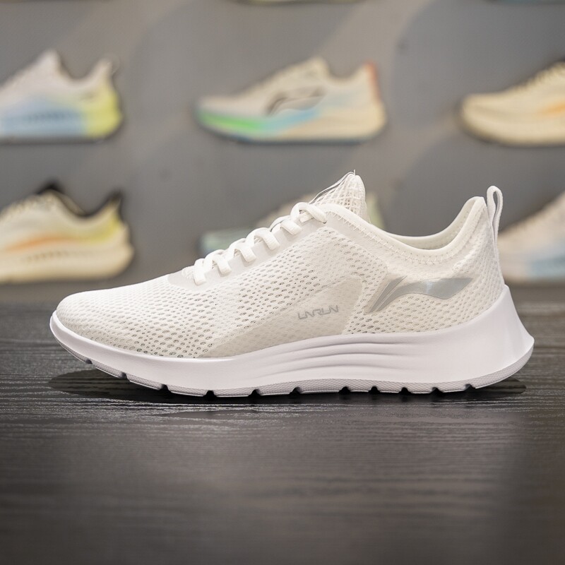 李宁轻质跑步鞋男鞋2023夏季新款网面透气减震休闲鞋ARBT029