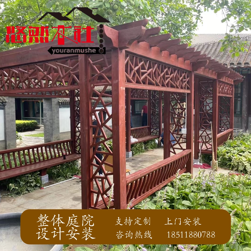 葡萄架围栏景观长廊定制