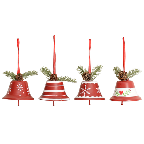 Christmas圣诞铁质铃铛挂件吊件