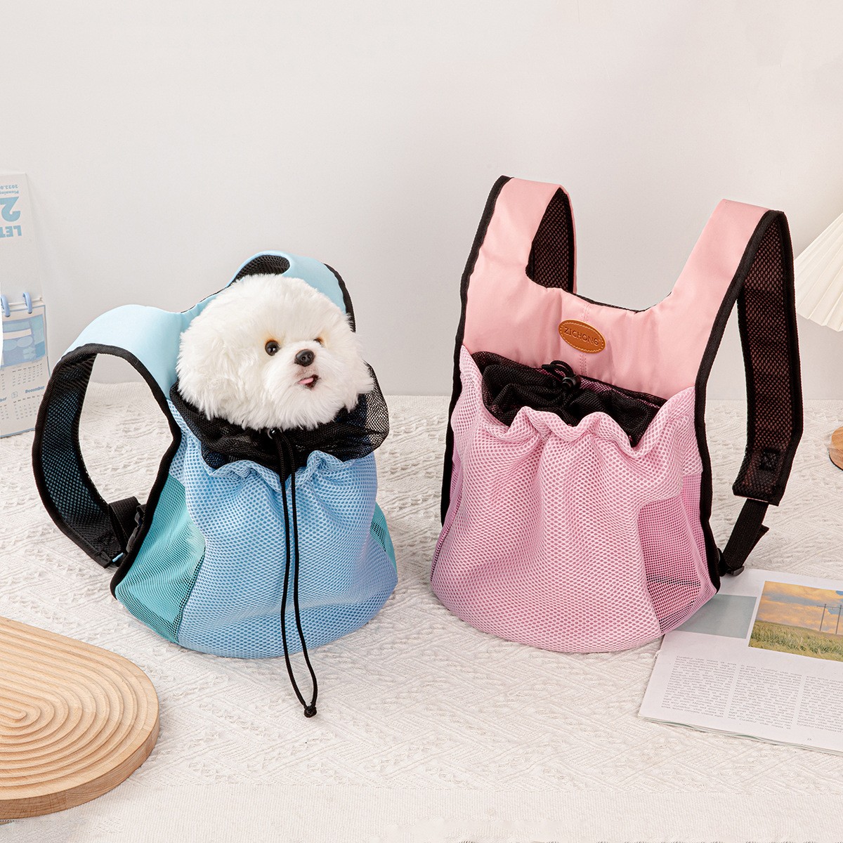 宠物包狗狗外出便携双肩包猫咪胸前包折叠包中小型犬户外旅行背包