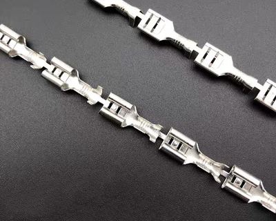 6.3插簧直连带5000插片端子连绕250插簧端子250端子直连总长19.5