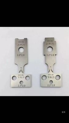 6.3插簧等各种端子机刀片 6.3四方插刀模250型定做刀片横连直连