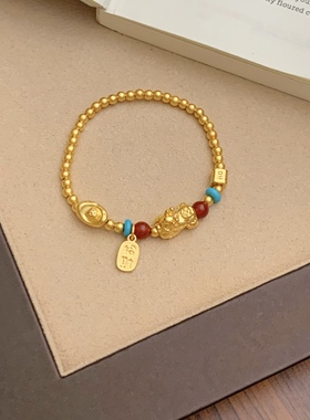 重生小元宝paula时序招财元宝貔貅手链女生女款纪念日礼物S019