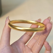 六字真言心经手镯 Paula 古法传承泥鳅背手镯女款 S006新