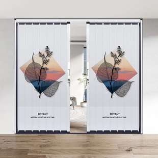 防火全铝合金推拉折叠门隐形隔热空调房隔断厨房卫生间卧室平移门