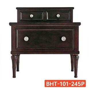 美国进口胡桃木 床头柜 樱桃木薄片 本哈特灯几 外贸原单正品