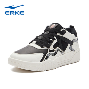 鸿星尔克厚底滑板鞋女鞋2023春季新款运动鞋情侣百搭增高休闲鞋