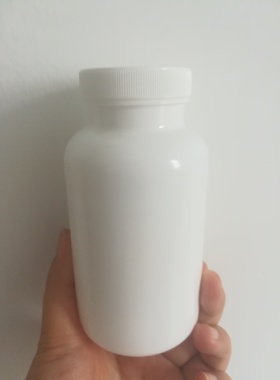 威海环宇外贸HDPE300ml 白色胶囊片剂瓶 食品分装瓶 药用塑料瓶