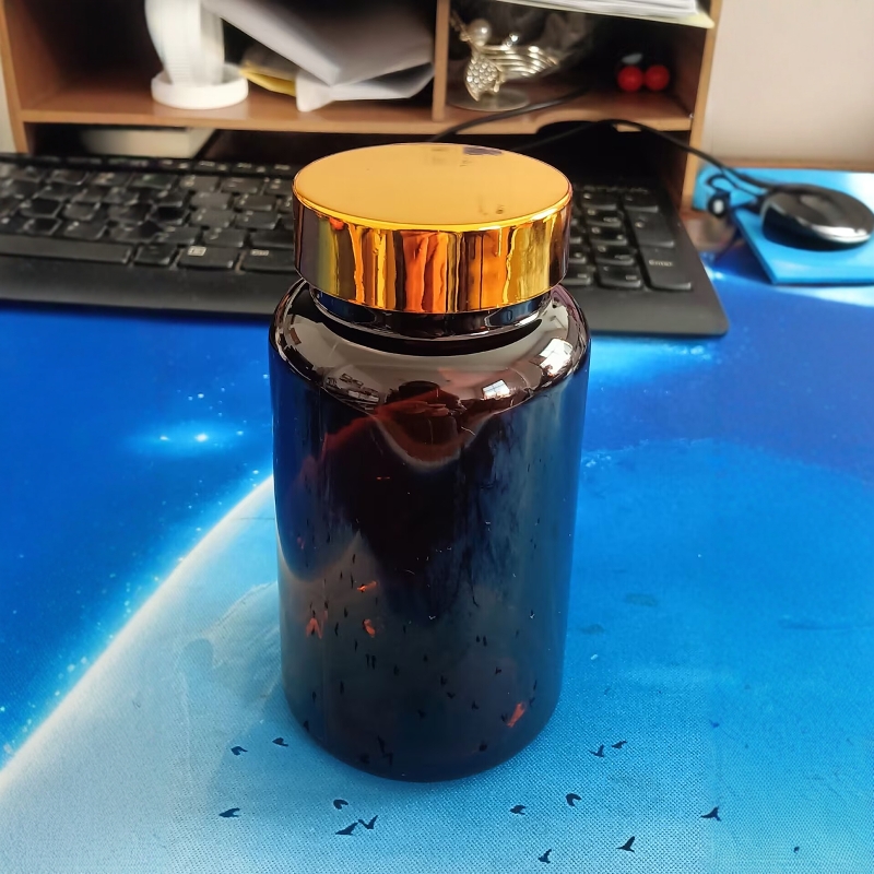 热销Pet200ml茶色胶囊片剂胶囊瓶