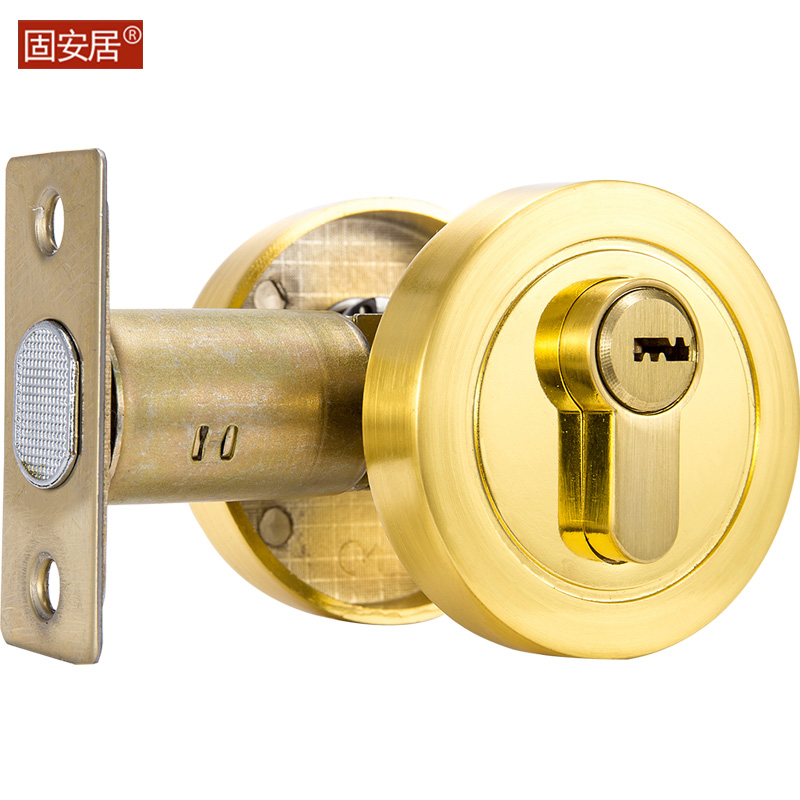 固安居单面锁卧室通道单舌木门锁