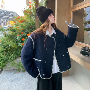 新款 大货已出 小香面料内胆90绒羽绒服2661-P295控438图片