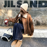 新款大货已出麂皮绒内胆90绒羽绒服2667-P285控428，女装羽绒服，拾菱