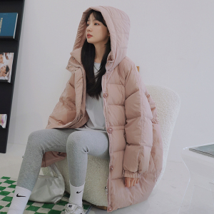 现货粉色百搭羽绒服163-6011-P185-控268图片