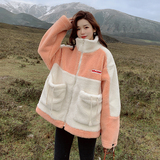 拼色羊羔毛现货163-0566-P140-控208，女装棉衣/棉服，拾菱