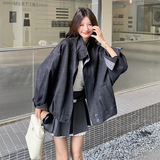 现货新款格纹拼接外套163-2536-P175-控258，女装短外套，拾菱