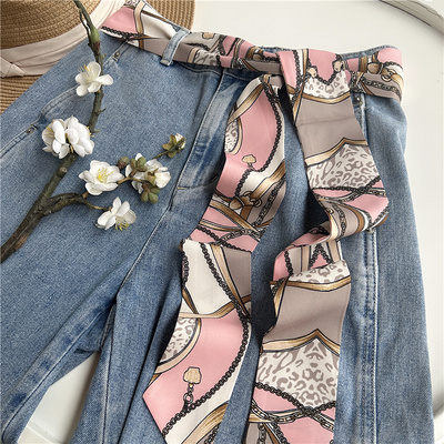 长条丝巾腰带女配裙子裤子加长丝带装饰连衣裙收腰牛仔裤系带飘带