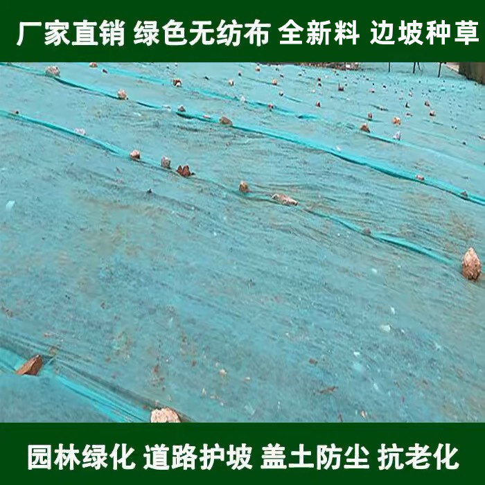 护坡绿化无纺布工地防尘盖土布