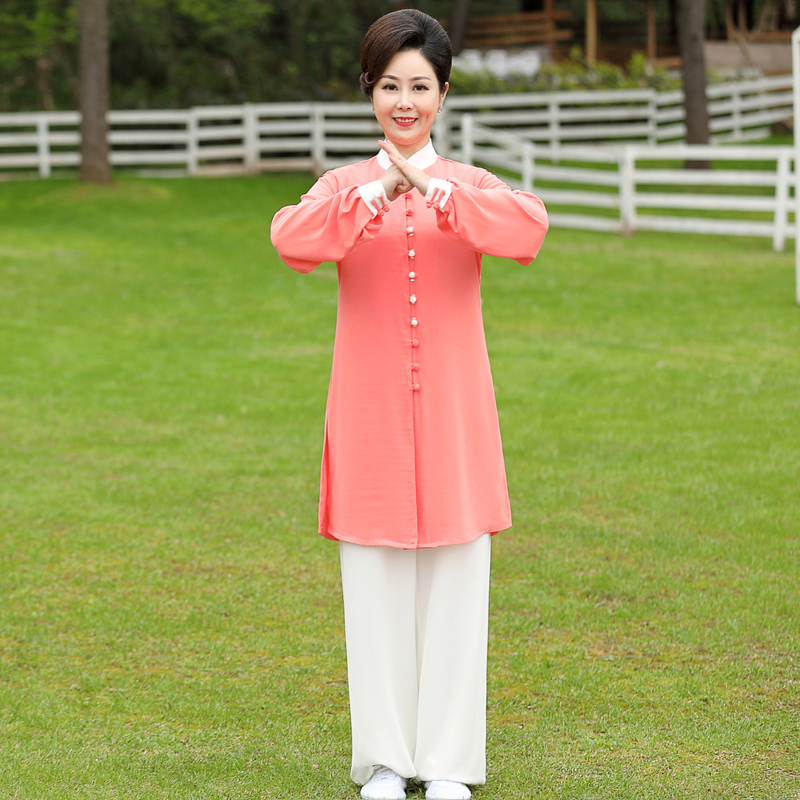 恋太极修身长款秋冬季太极服女款