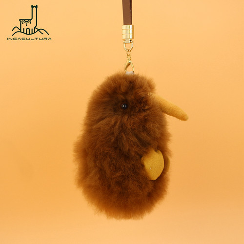 INCACULTURA秘鲁品牌进口羊驼kiwi包挂件钥匙扣柔软
