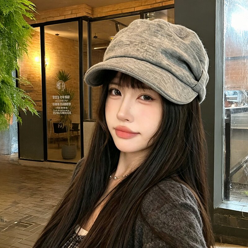秋季复古宽檐显脸小马术帽女款