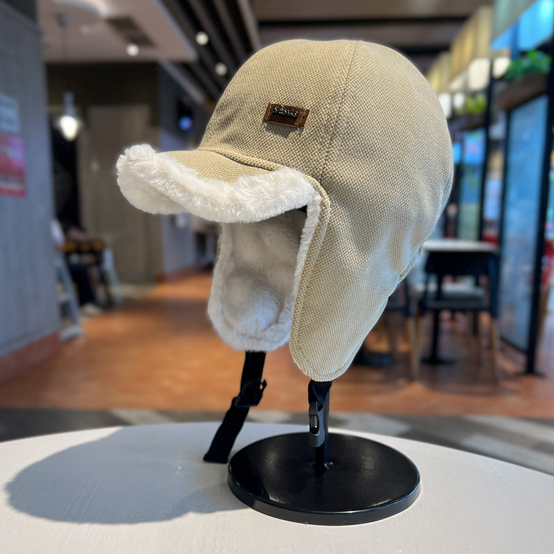 飞行员鸭舌帽男女秋冬季加厚加绒防寒棉帽东北户外骑行护耳雷锋帽,服饰配件/皮带/帽子/围巾,帽子,淘宝优惠券,粉丝福利购,淘宝优惠卷