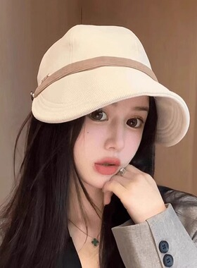 渔夫帽鸭舌帽逛街休闲女秋冬季