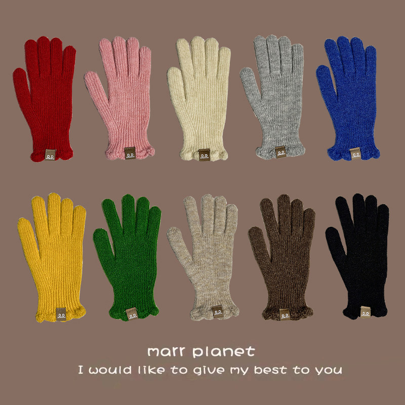 可以玩手机的五指针织手套女冬季骑车含羊毛保暖露指触屏分指手套,服饰配件/皮带/帽子/围巾,手套,淘宝优惠券,粉丝福利购,淘宝优惠卷