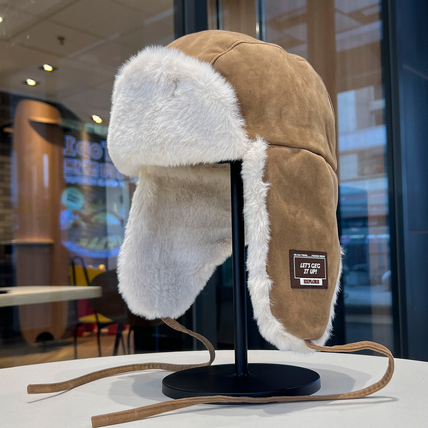 复古麂皮绒雷锋帽女冬季保暖防寒东北加厚加绒户外护耳帽飞行帽子,服饰配件/皮带/帽子/围巾,帽子,淘宝优惠券,粉丝福利购,淘宝优惠卷