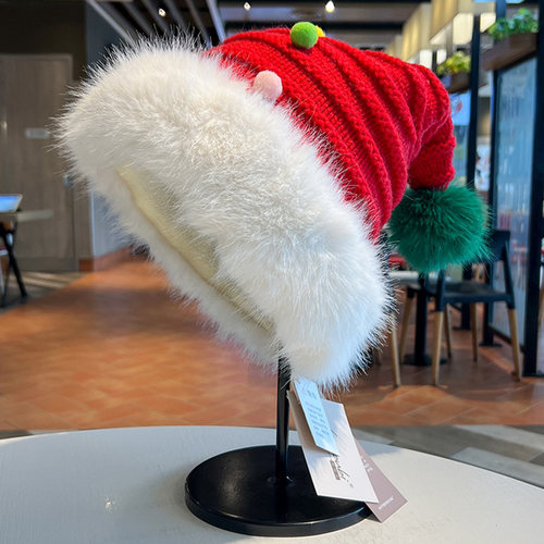 针织帽逛街甜美可爱女秋冬