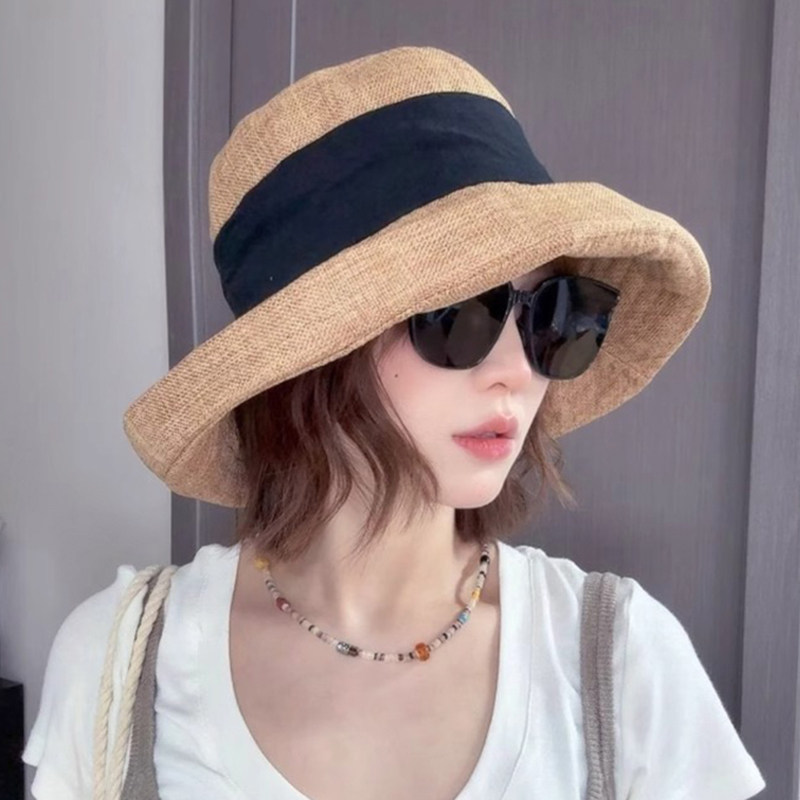 2026新款女大檐防晒渔夫帽