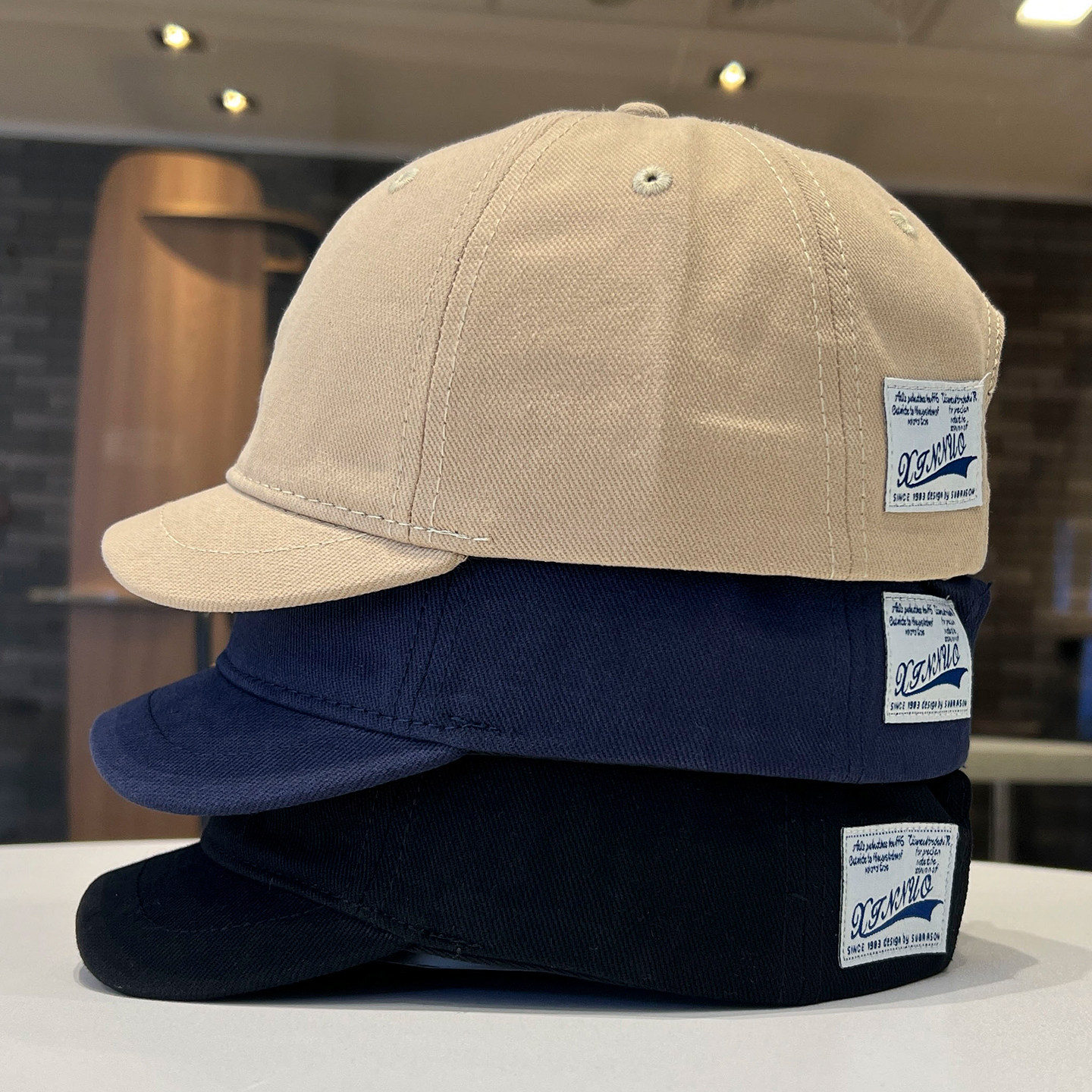 3cm短檐帽子个性工装美式鸭舌帽男女街头潮牌棉质透气棒球帽春夏