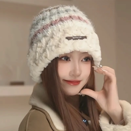 针织毛线帽日韩女秋冬季