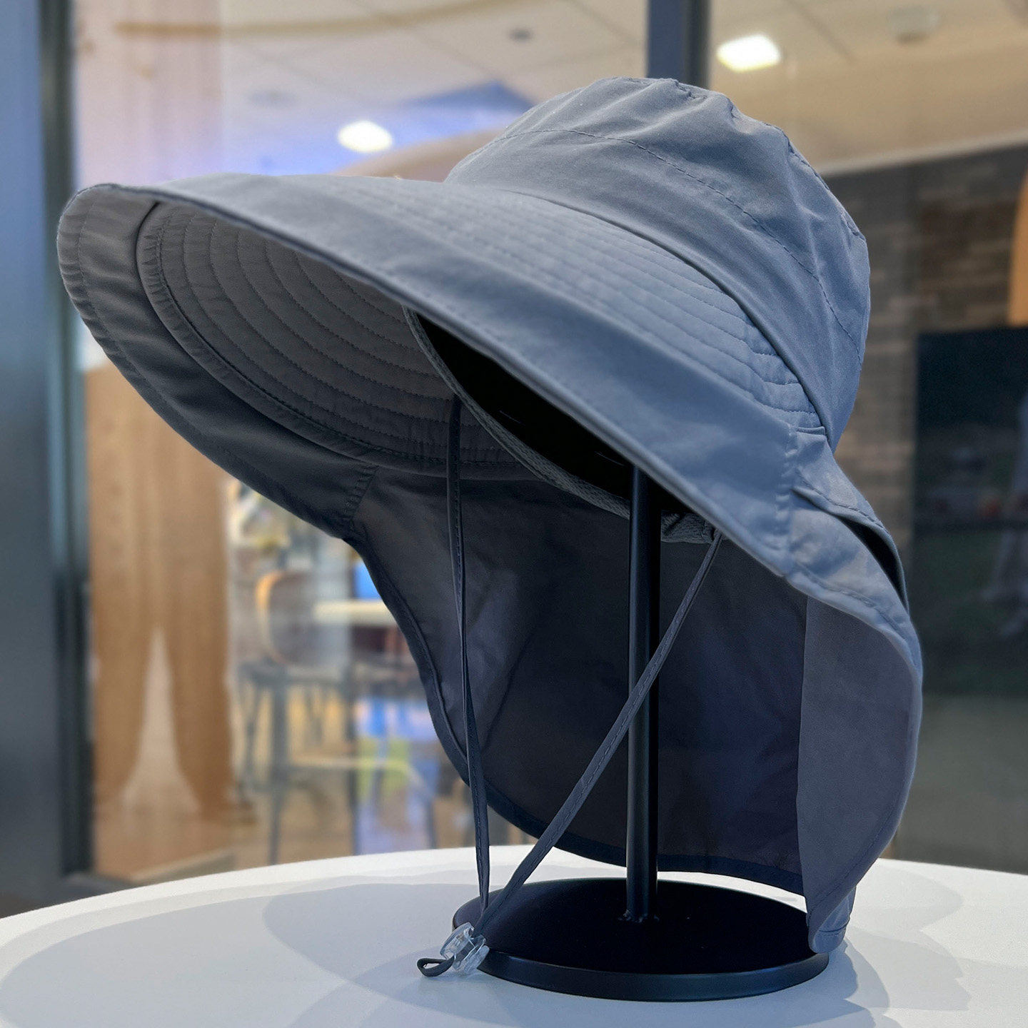 2025新款披肩护颈一体防晒帽子女大檐防紫外线渔夫帽户外登山帽男