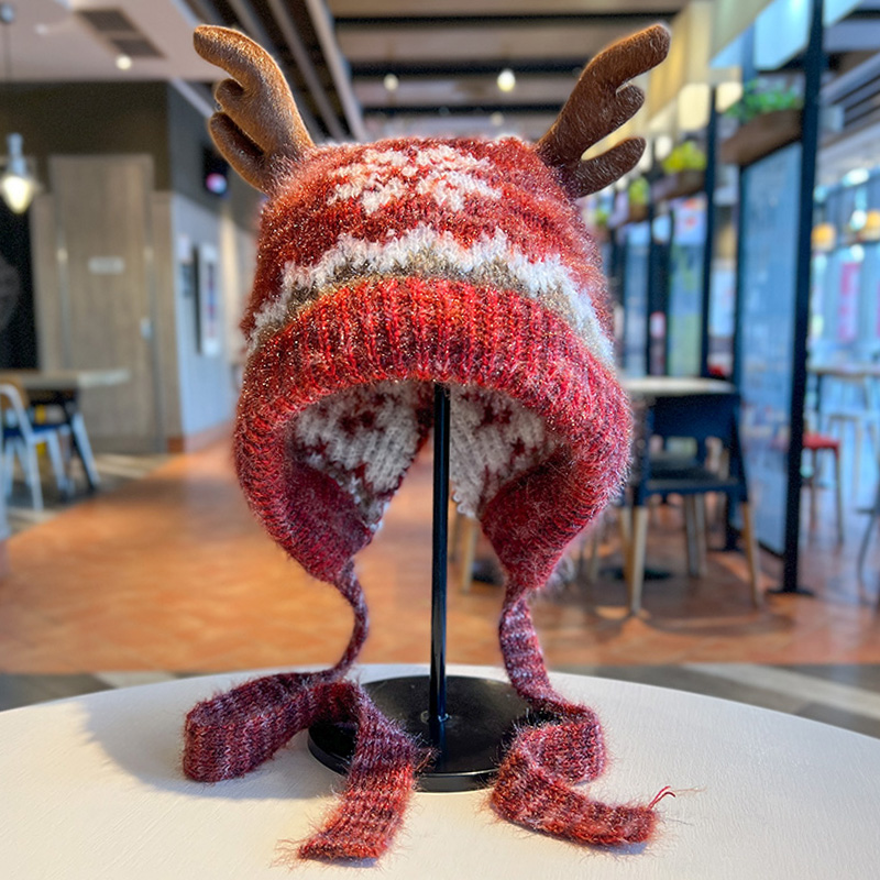 针织帽逛街休闲男女秋冬