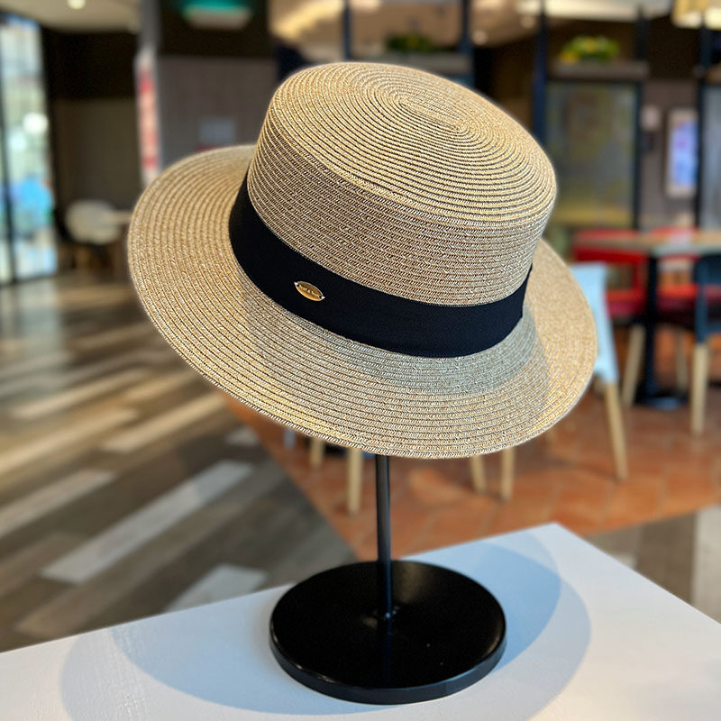 2025新款草帽女日本细草时尚优雅小礼帽夏季出游防紫外线太阳帽子,服饰配件/皮带/帽子/围巾,帽子,淘宝优惠券,粉丝福利购,淘宝优惠卷