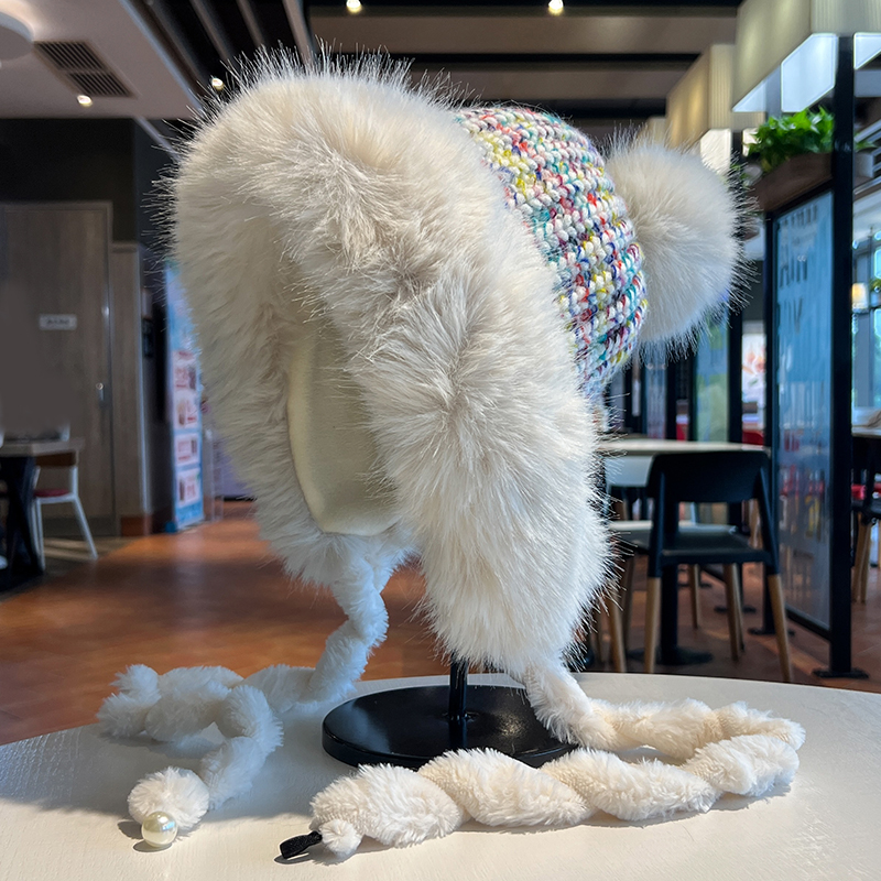 雷锋帽护耳帽日韩女秋季