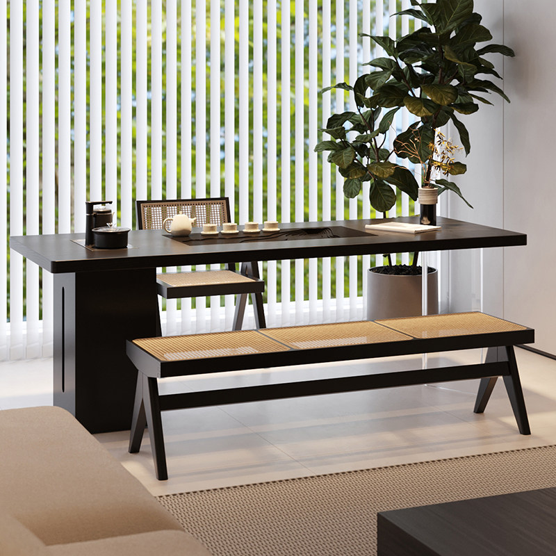 实木阳台茶桌书桌亚克力悬浮泡茶桌意式极简高级感茶台烧水壶一体,住宅家具,家用茶台/茶桌,淘宝优惠券,粉丝福利购,淘宝优惠卷