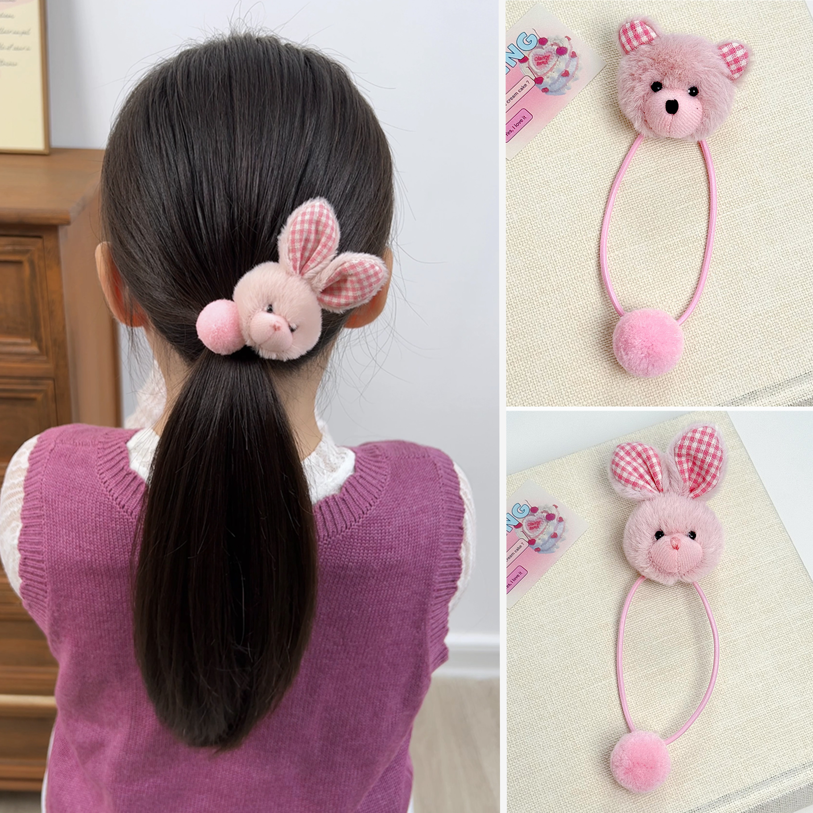 马尾柔软绕绕发圈扎得紧发绳