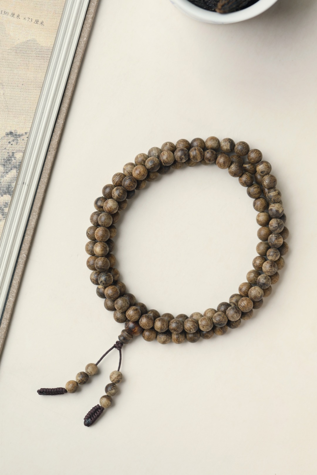 加里曼丹沉香6mm9分沉手串手链瓜果香浓郁送男女士礼物文玩收藏品