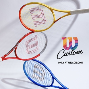 威尔胜WILSON官网定制DIY网球拍白色网球拍自义定颜色定制网球拍