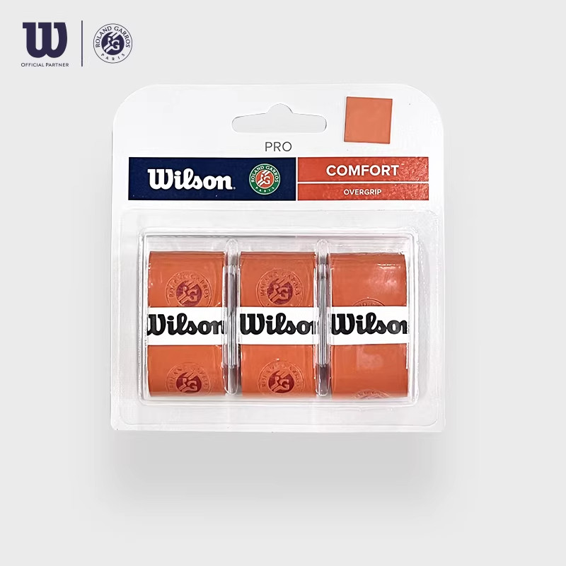 Wilson威尔胜法网联名手胶吸汗带干性粘性无纺布时尚配件耐磨防滑