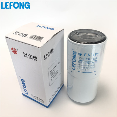 65.05510.5017 65.05510-5020B LF3716适配大宇挖掘机 机油滤芯