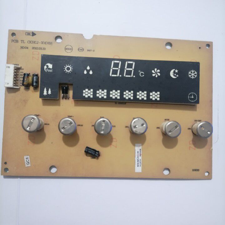 TCL空调显示器PVB:TL CKHGJ-XS(HB)按键板触摸按键显示屏显示板