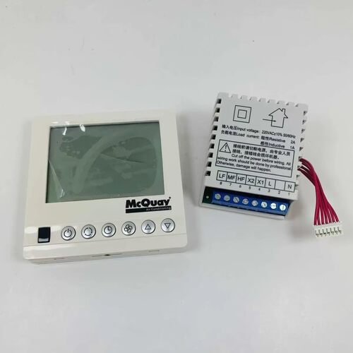 适用麦克维尔温控器水机中央空调液晶显示三速开关McQuay AC8100