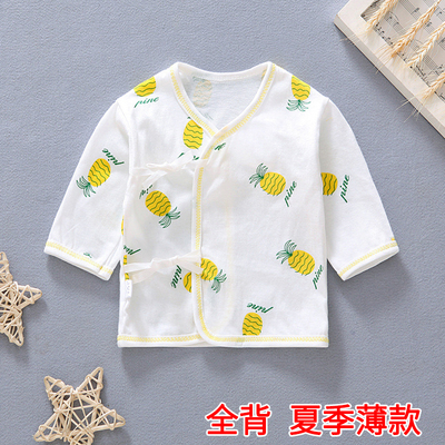 纯棉初生夏季超薄款贴身和尚服