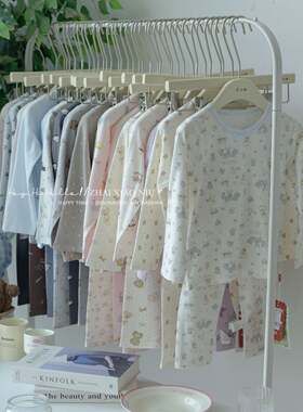 韩系冬款A类纯棉儿童家居服内衣