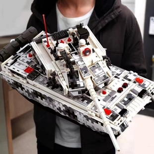 2026新款99A豹2雪地坦克男孩益智玩具军事装甲车拼装积木模型礼物