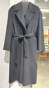 宽松羊毛呢子外套 韩版 2026秋冬新款 双面羊绒大衣女中长款